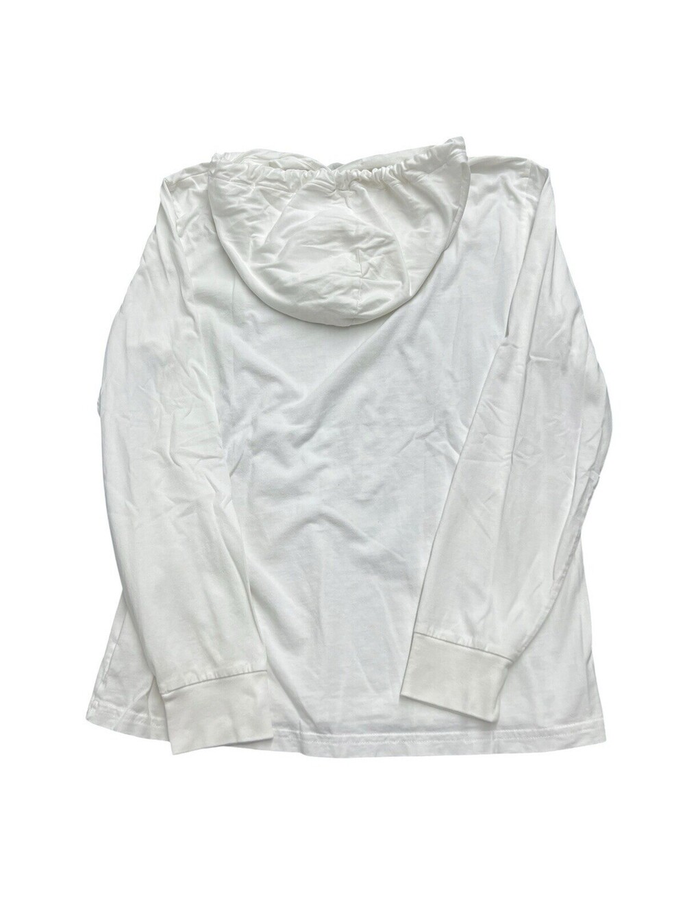 Polo Ralph Lauren White Lightweight Hooded Tee | Navy Pony | Minimal Coastal - Picture 4 of 8